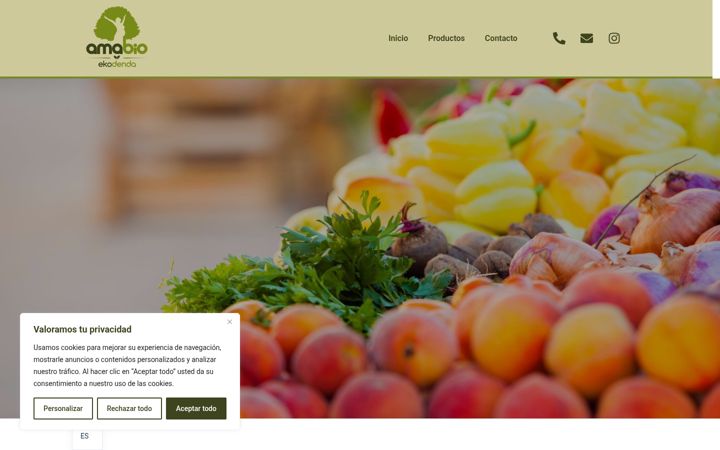 Screenshot of amabio.biz