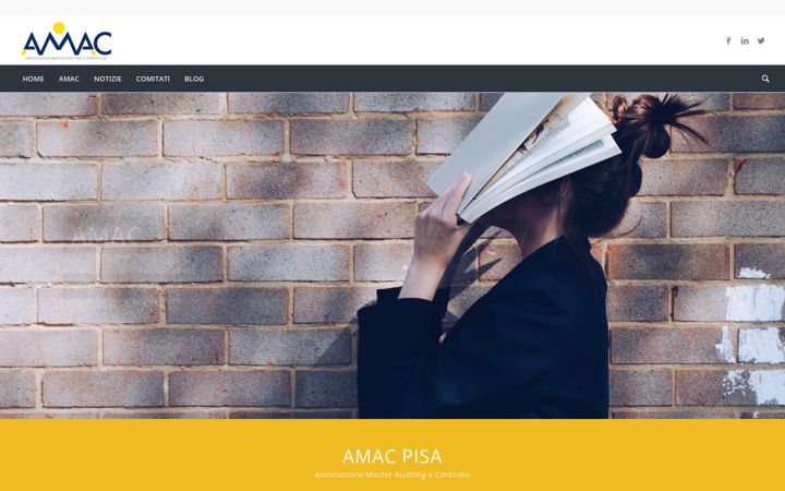 Screenshot of amac-pisa.it