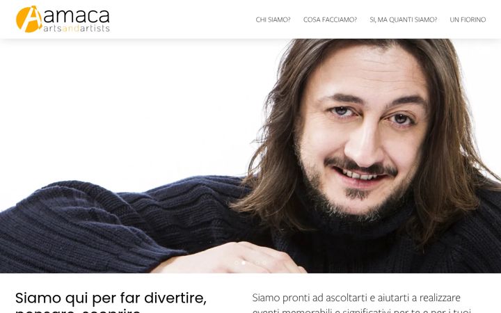 Screenshot of amacaspettacoli.it