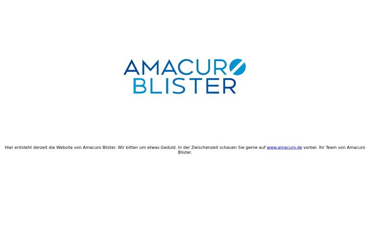 Screenshot of amacuroblister.de