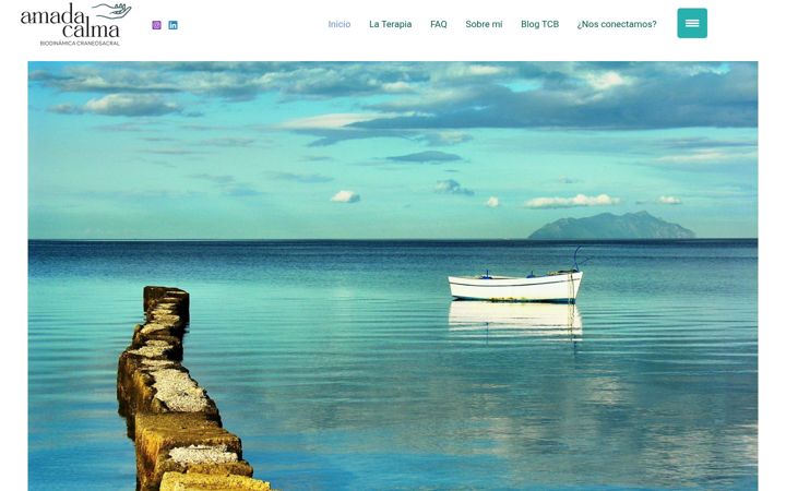 Screenshot of amadacalma.com