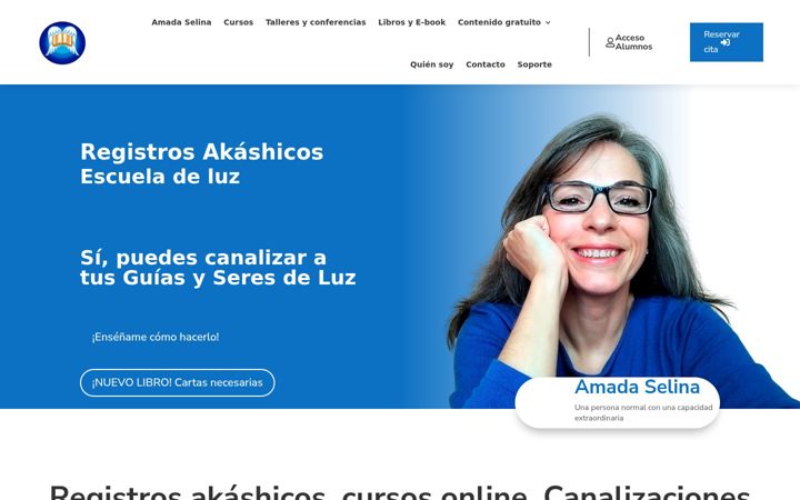 Screenshot of amadaselina.com
