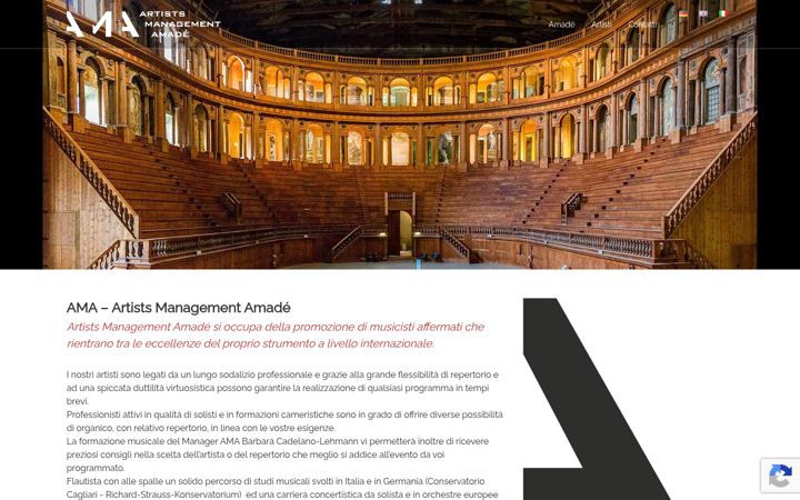 Screenshot of amade.me