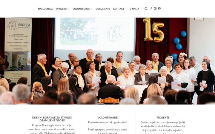 Screenshot of amadea.hr