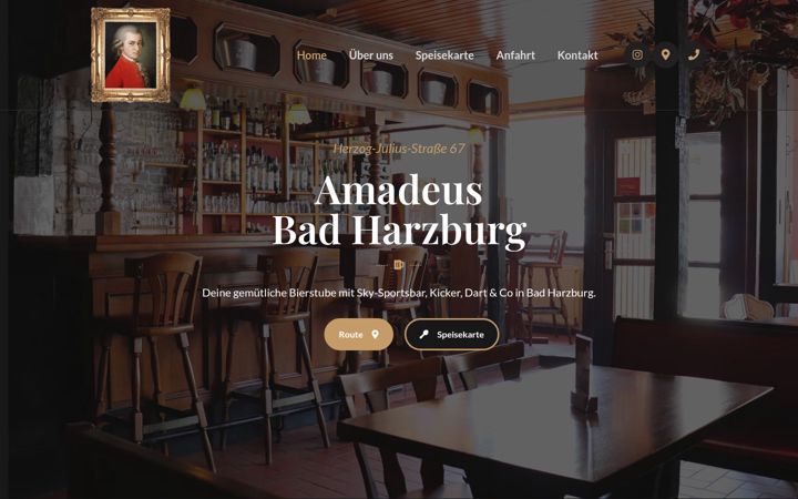 Screenshot of amadeus-badharzburg.de