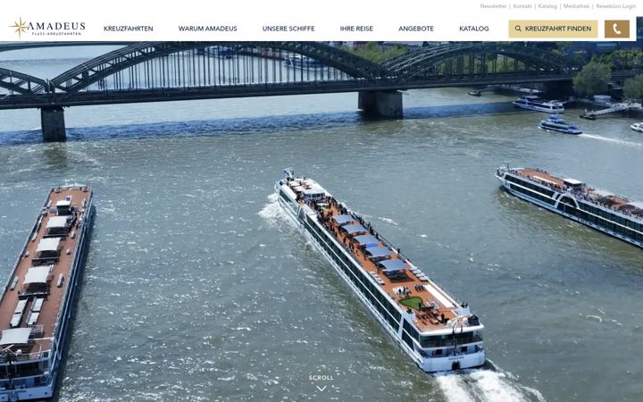 Ekrānuzņēmums no amadeus-flusskreuzfahrten.de