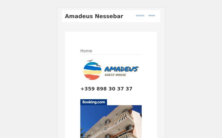 Screenshot of amadeus-tours.com