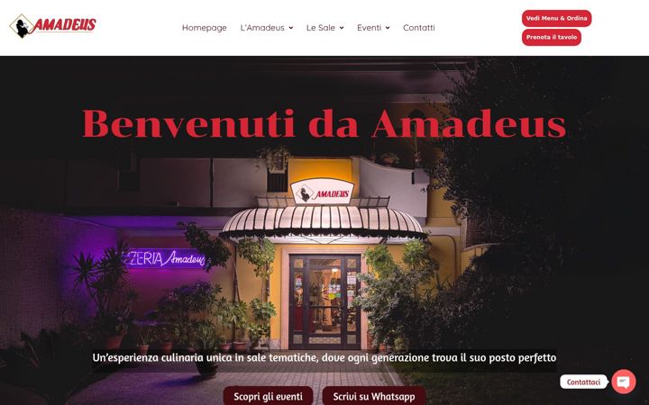 Ekraanipilt saidist amadeuschieti.it