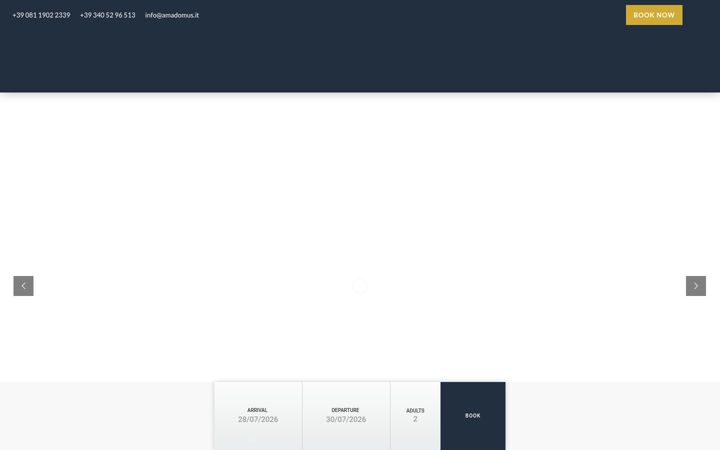 Screenshot von amadomus.it