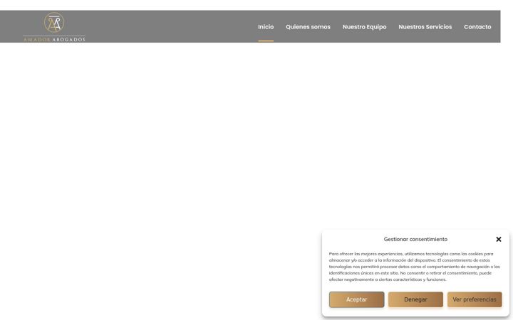 Screenshot von amadorabogadosleon.com