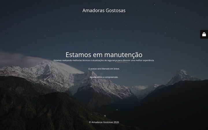 Screenshot of amadorasgostosas.com.br
