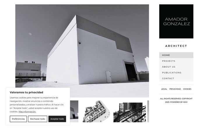 Screenshot of amadorgonzalezbarca.com