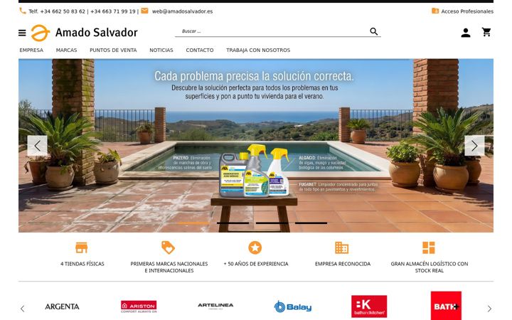 Screenshot of amadosalvador.es