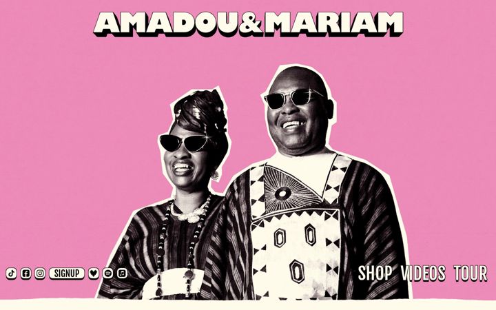 Screenshot of amadou-mariam.com