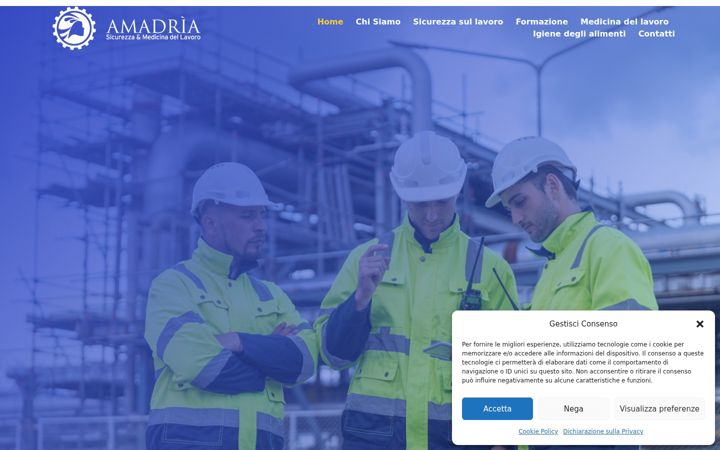 Screenshot of amadria.it
