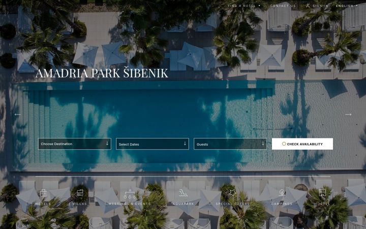 Screenshot of amadriapark.com
