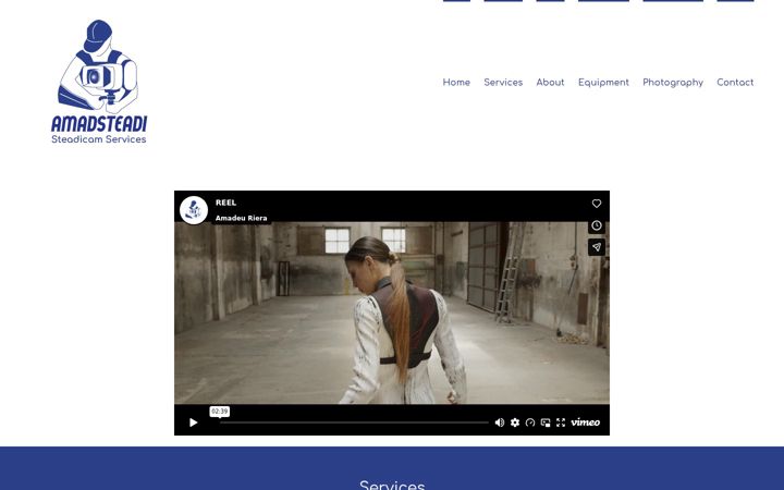 Screenshot of amadsteadi.com