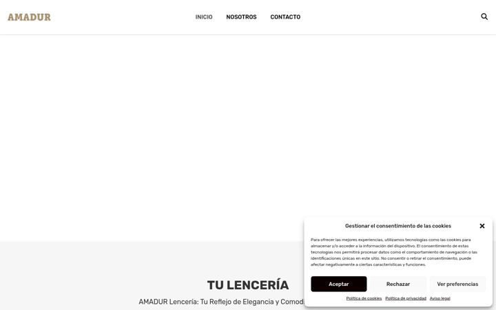 Screenshot di amadurlenceria.com