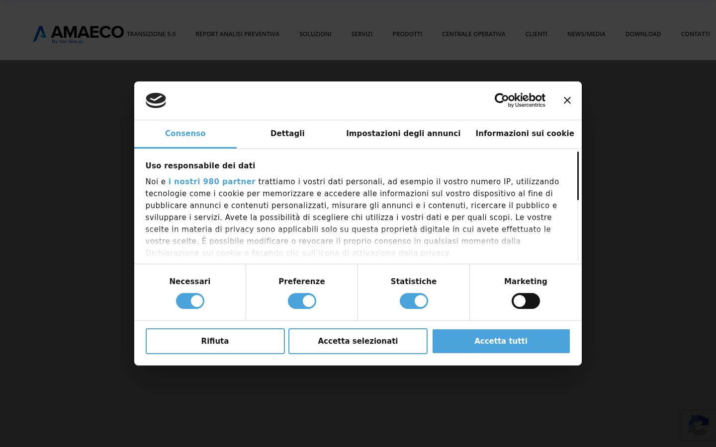 Screenshot tal-banner tal-kunsens muri qabel kwalunkwe interazzjoni