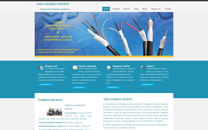 Screenshot of amaenergy.ro