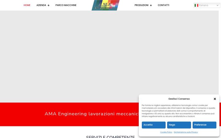 Skærmbillede af amaengineering-srl.it
