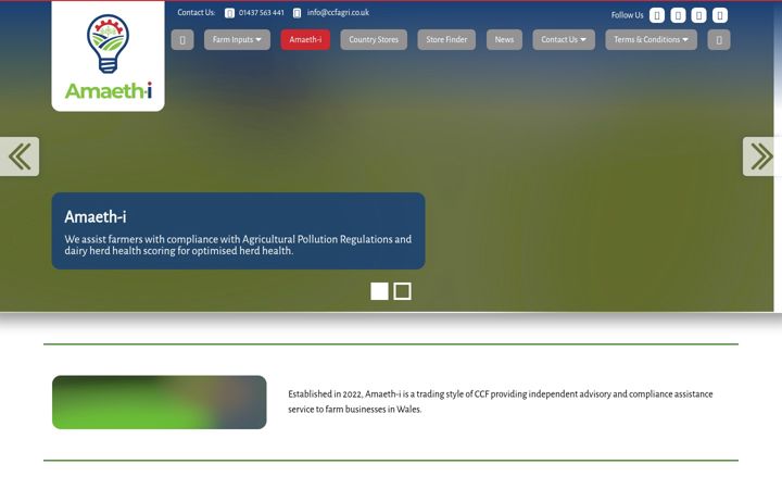 Screenshot of amaeth-i.com