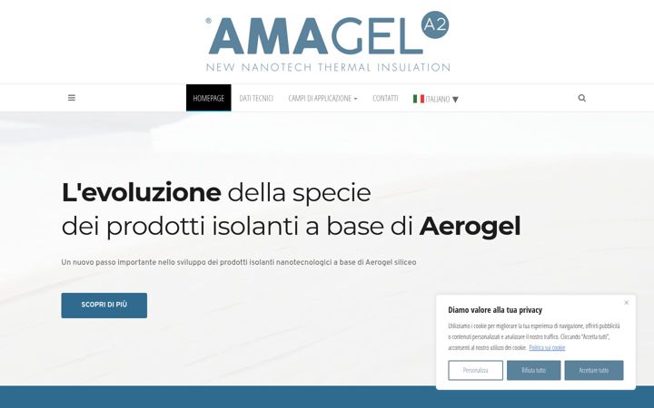 Screenshot of amagel.it