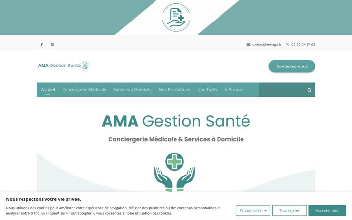 Screenshot of amags.fr