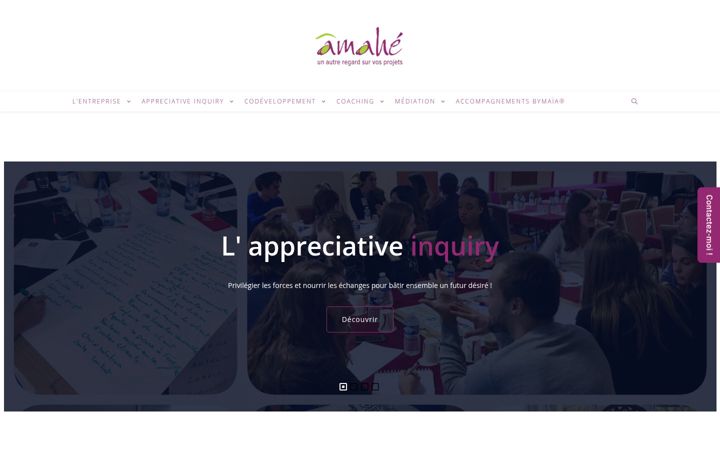 Screenshot of amahe.net