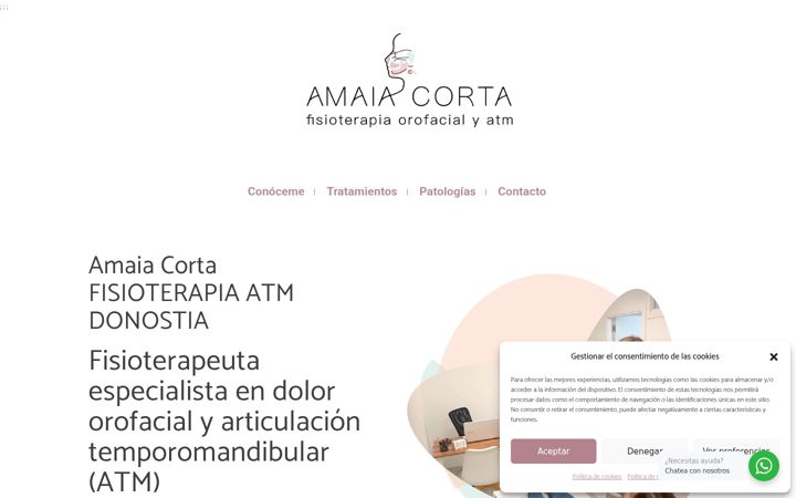 Screenshot of amaiacorta.com