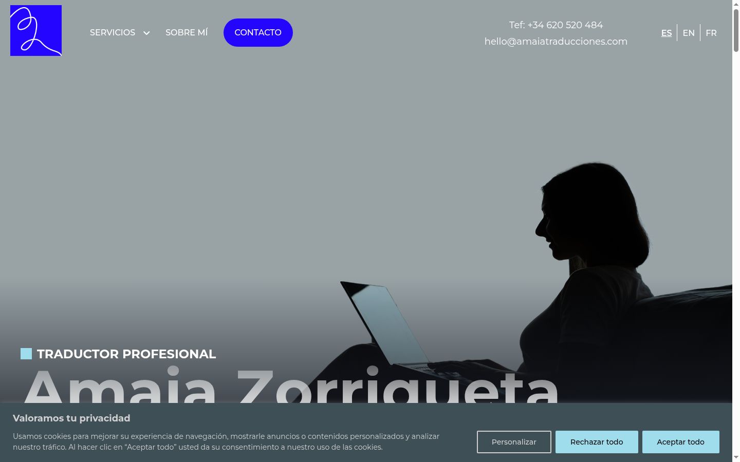 Screenshot des Einwilligungsbanners vor jeglicher Interaktion