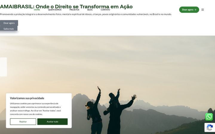 Ekrānuzņēmums no amaibrasil.org