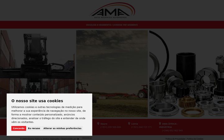 Screenshot of amaindustria.com