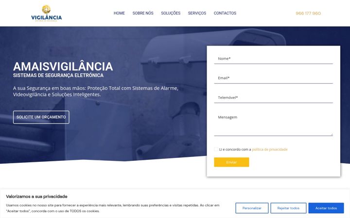 Screenshot of amaisvigilancia.pt