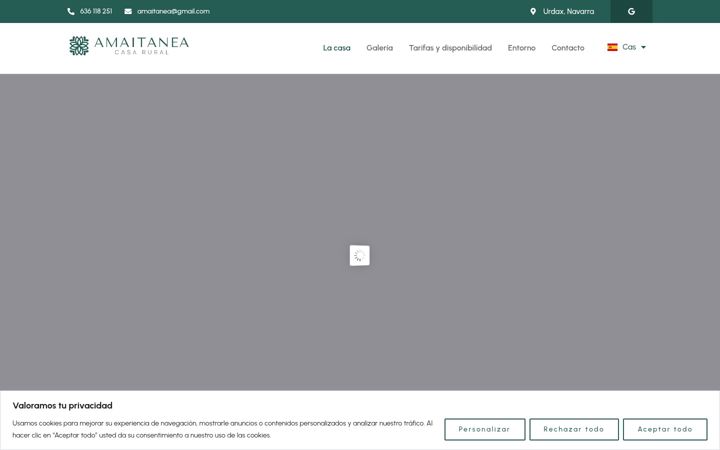 Kuvakaappaus sivustosta amaitanea.com