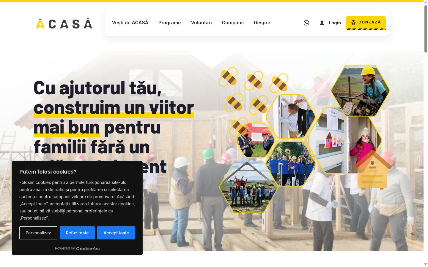 Zrzut ekranu banera zgody wyświetlanego przed jakąkolwiek interakcją