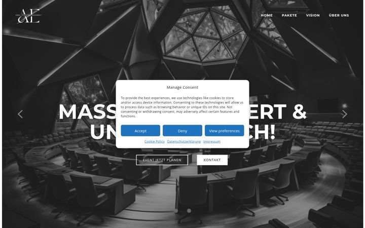 Screenshot van amal-eventmanagement.de