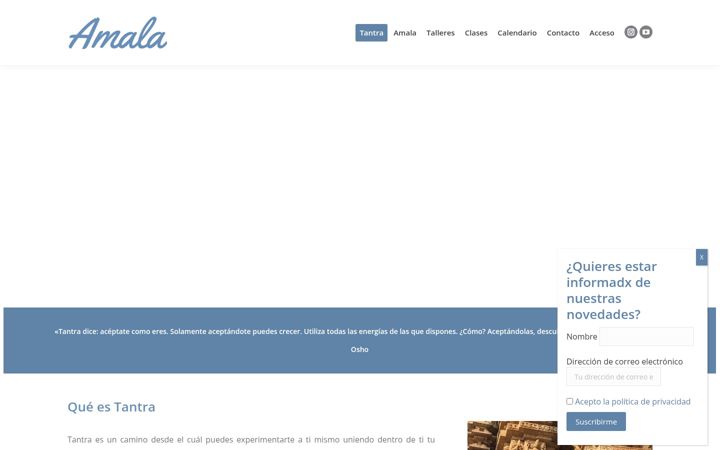 Screenshot van amala.es