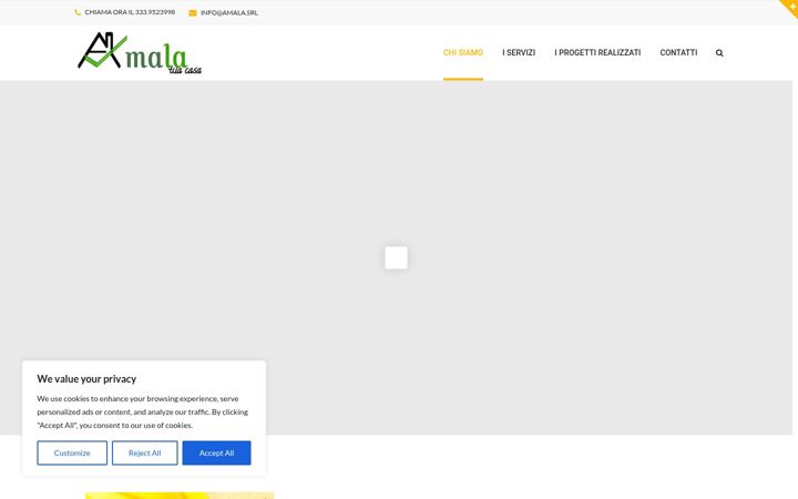 Screenshot of amala.srl