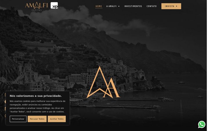 Screenshot of amalficapital.com.br
