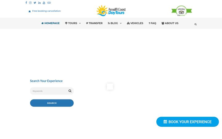 Screenshot von amalficoastdaytours.com