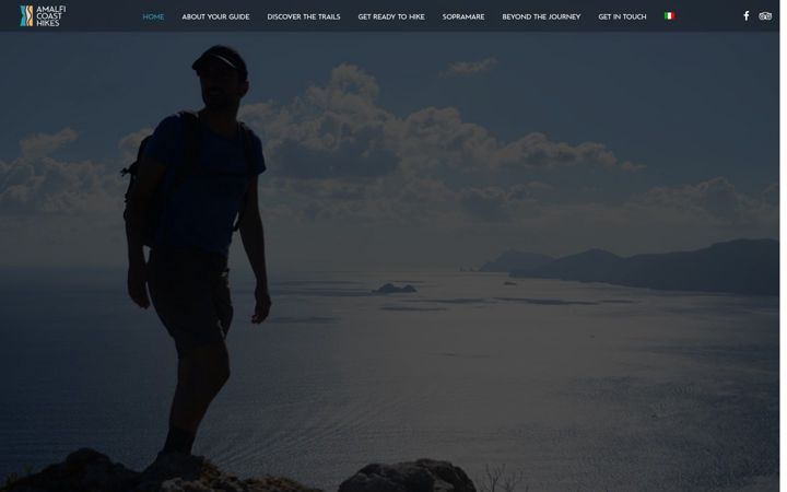 Screenshot von amalficoasthikes.com