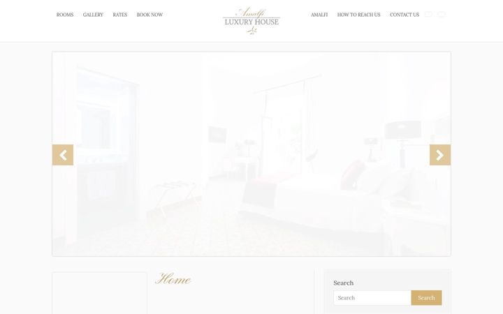 Screenshot von amalfiluxuryhouse.com