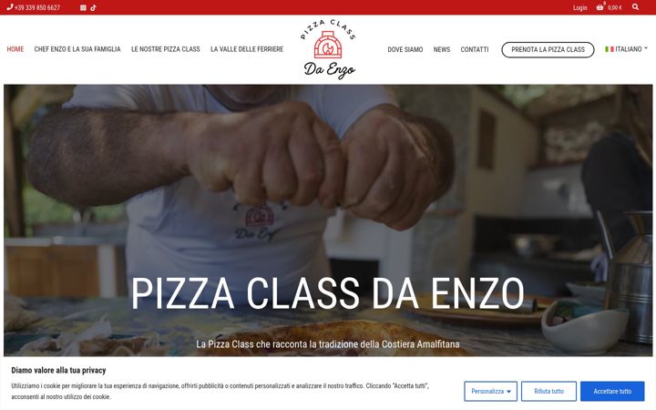 Screenshot ta' amalfipizzaclass.it
