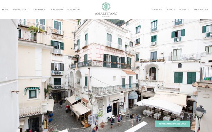 Screenshot ta' amalfitanoapartments.it