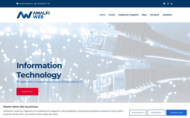 Screenshot di amalfiweb.it