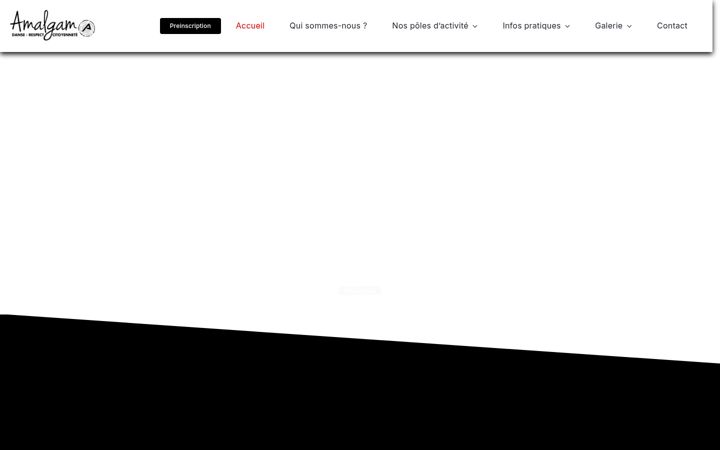 Screenshot di amalgam-danse.fr