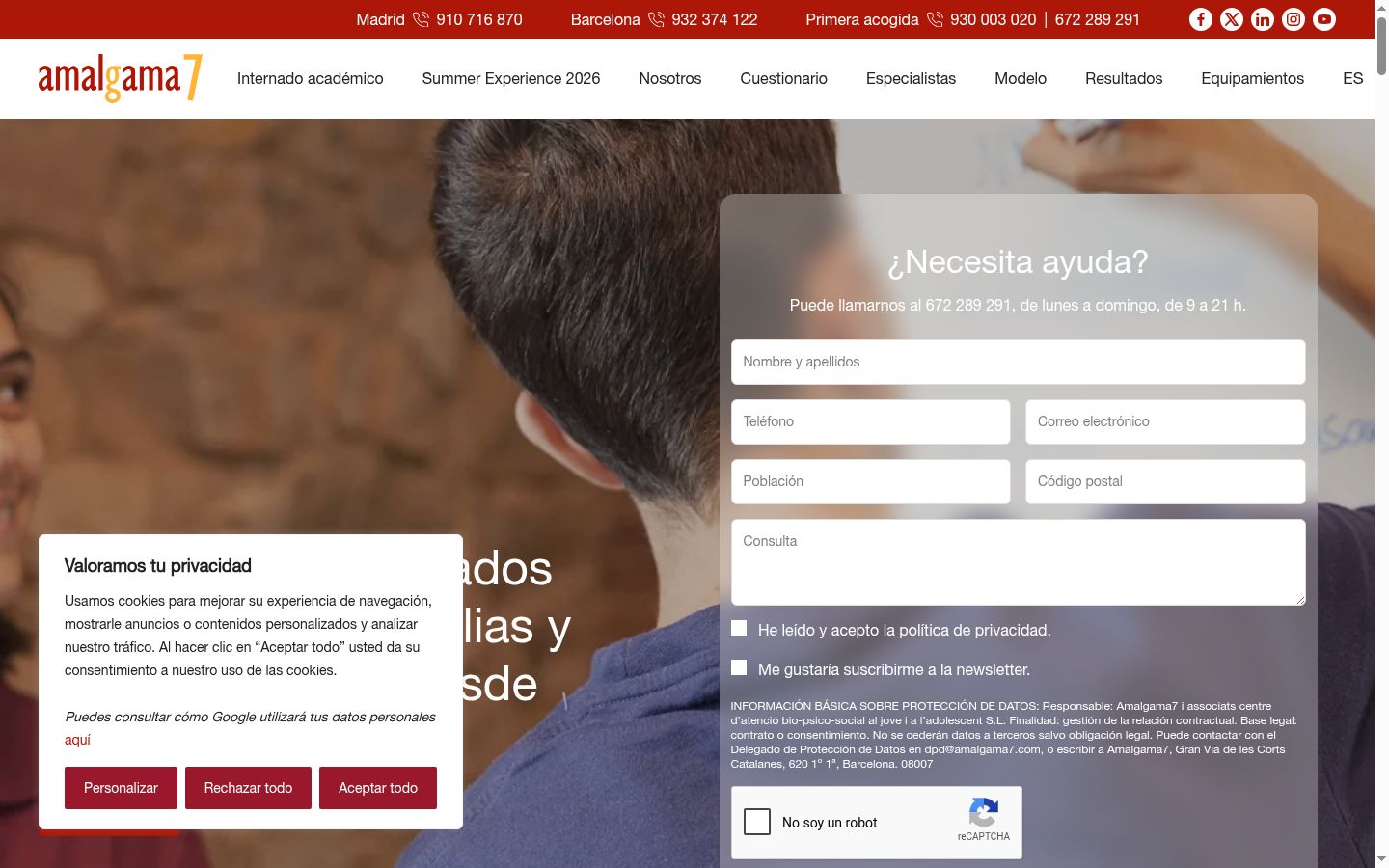 Screenshot tal-banner tal-kunsens muri qabel kwalunkwe interazzjoni