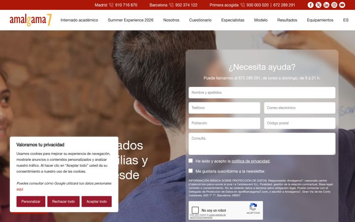 Screenshot ta' amalgama7.com