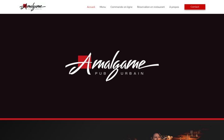 Screenshot di amalgame.pub